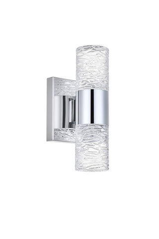 Vega 2 light Chrome LED Wall Sconce