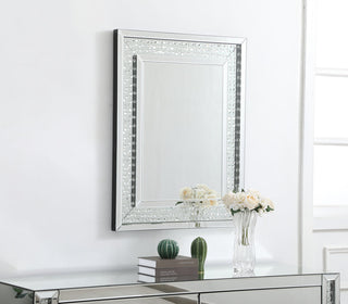 Sparkle collection crystal mirror 28 x 36 inch