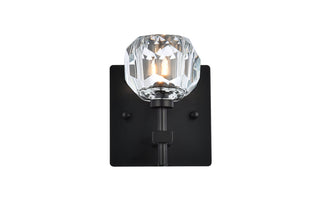 Graham 1 Light Wall Sconce in Black