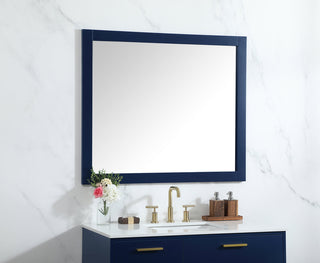 Aqua vanity mirror 42x36 inch in blue