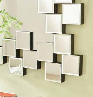 Sparkle 31.5 in. Contemporary Rectangle Mirror in Clear