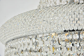 Primo 32 light Chrome Chandelier Clear Royal Cut Crystal