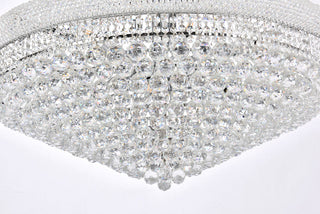 Primo 38 light Chrome Chandelier Clear Royal Cut Crystal