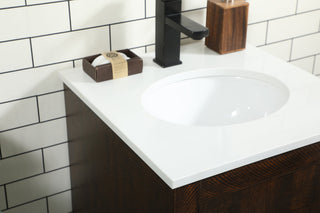 18 inch Single bathroom vanity in expresso