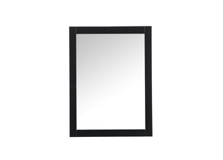 Aqua vanity mirror 24x32 inch in black