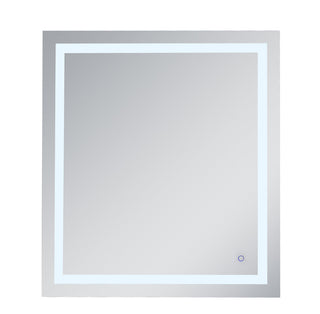 Helios 36in x 40in Hardwired LED mirror with touch sensor and color changing temperature 3000K/4200K/6400K