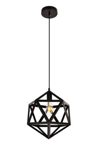 Redmond Collection Pendant D13.0'' H14.6 Lt:1 Black Finish