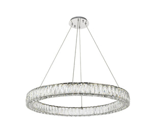 Monroe Integrated LED chip light Chrome Chandelier Clear Royal Cut Crystal