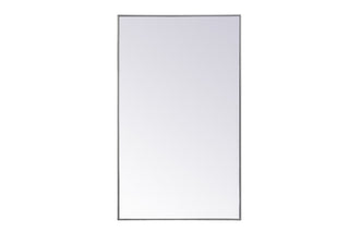 Metal frame rectangle mirror 36 inch x 60 inch in Grey