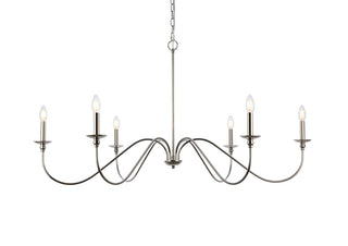 Rohan 48 inch chandelier in polished nickel