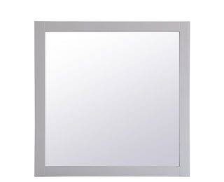 Aqua square vanity mirror 36 inch in Grey