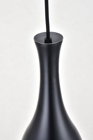 Aiken 1 Light Black Pendant