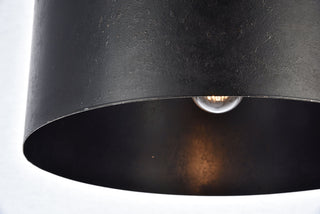 Miro Collection Pendant D15 H9.25 Lt:1 Vintage Black Finish