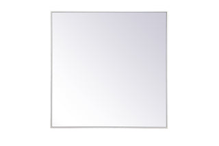 Metal frame round mirror 36 inch x 36 inch in White