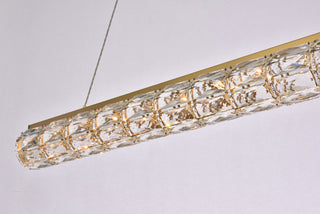 Valetta 36 inch LED linear pendant in gold