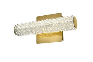 Bowen 12 inch Adjustable LED Wall Sconce in Satin Gold