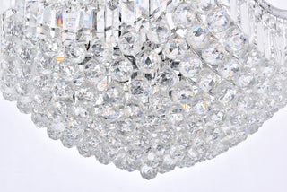 Corona 24 light Chrome Chandelier Clear Royal Cut Crystal