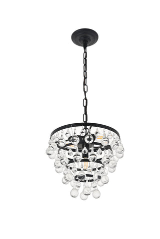 Kora 3 light Black Pendant