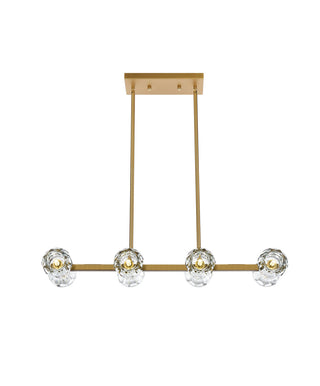 Eren 31 inch Pendant Light in Satin Gold