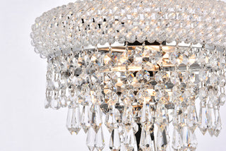 Primo 2 light Chrome Wall Sconce Clear Royal Cut Crystal