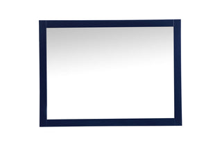 Aqua vanity mirror 48x36 inch in blue