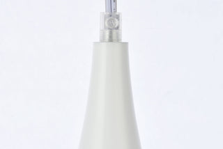 Nora 1 Light white plug-in pendant