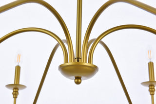 Rohan 48 inch chandelier in brass