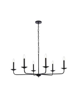 Cohen 42 inch pendant in black