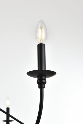 Rohan 60 inch chandelier in Matte Black