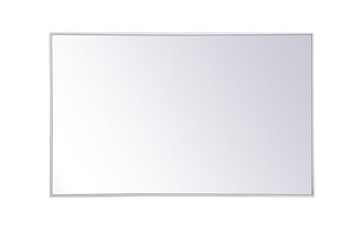 Metal frame rectangle mirror 30 inch x 48 inch in White