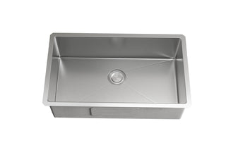 Stainless Steel undermount kitchen sink L30''xW18'' x H10"