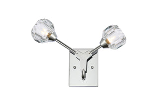 Zayne 2 Light Wall Sconce in Chrome