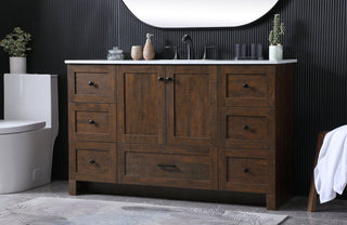 54 Inch SIngle Bathroom Vanity In Expresso