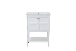 2 Doors Cabinet 24 In. X 18 In. X 34 In. In White