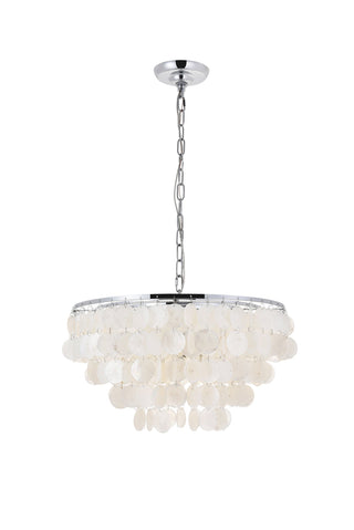 Selene 4 light Chrome Pendant