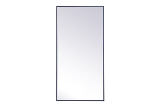 Metal frame rectangle mirror 30 inch x 60 inch in Blue