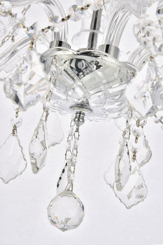 Verona 5 light Chrome Chandelier Clear Royal Cut Crystal