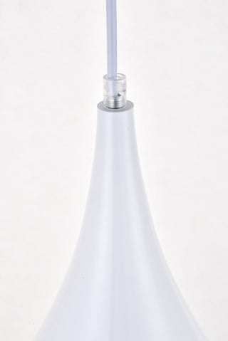 Nora 1 Light White Pendant