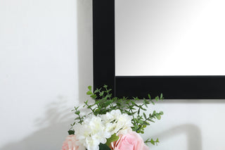 Aqua vanity mirror 24x32 inch in black