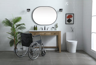 48 Inch ADA Compliant Bathroom Vanity In Natural Oak