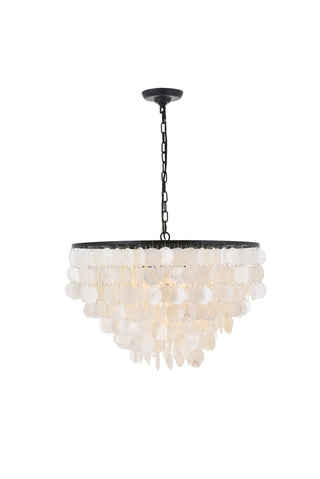 Selene 6 light Black Pendant