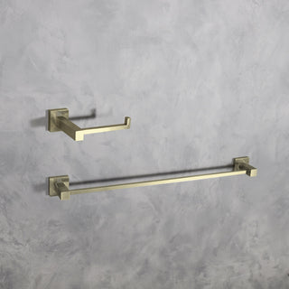 Isla 2-Piece Bathroom Hardware Set in Brushed Gold