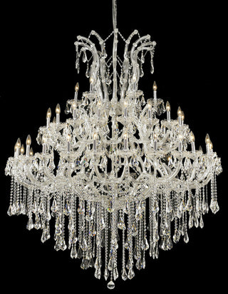 Maria Theresa 49 light Chrome Chandelier Clear Royal Cut Crystal