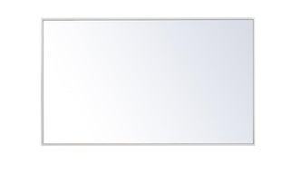 Metal frame rectangle mirror 24x 40 inch in White