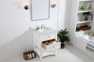 42 in. Single bathroom vanity set in White