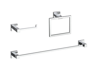 Isla 3-Piece Bathroom Hardware Set in Chrome