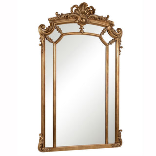 Antique 30 in. Contemporary Mirror in Antique gold leaf