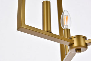 Vino 3 lights pendant in brass