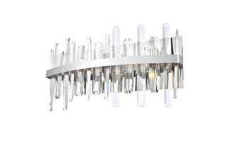 Serena 24 inch crystal bath sconce in chrome