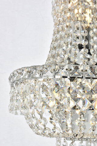 Tranquil 3 light Chrome Wall Sconce Clear Royal Cut Crystal